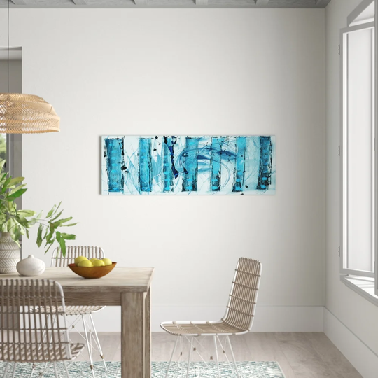 Enigma Panorama Abstract 1406 Graphic Art Print on Canvas