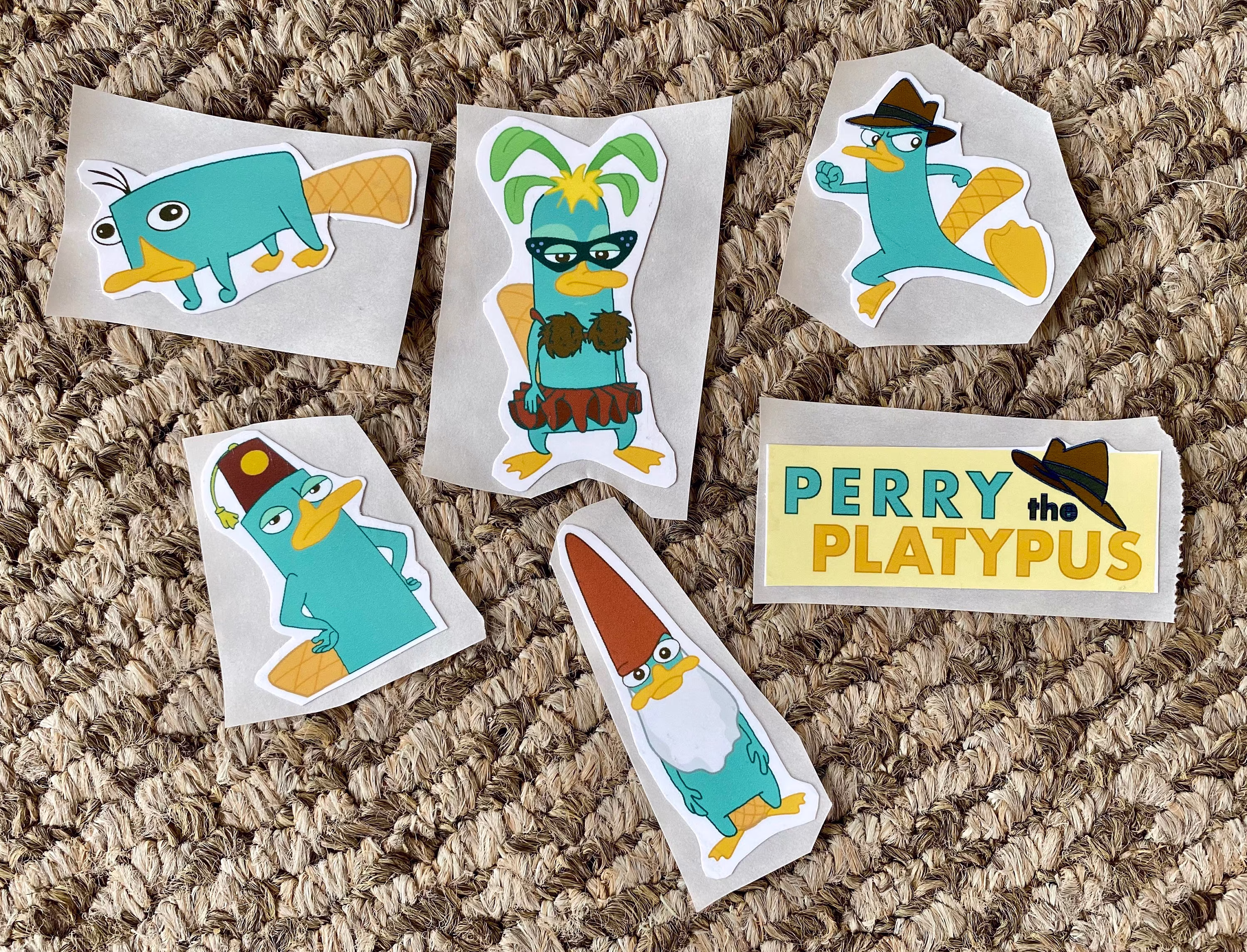 Perry The Platypus Stickers