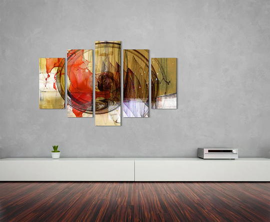 Enigma Sculpture Abstract 1313 Graphic Art Print Multi-Piece Image on Canvas