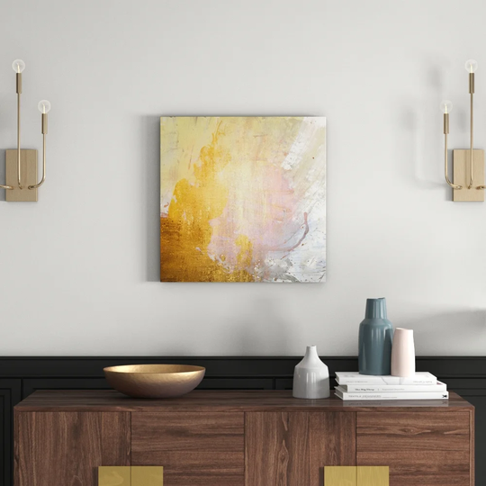 Abstract 639 Graphic Art Print on Canvas