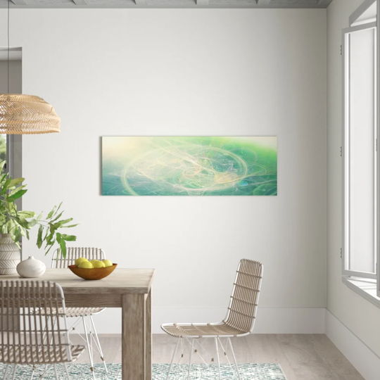 Enigma Panorama Abstract 1034 Graphic Art Print on Canvas