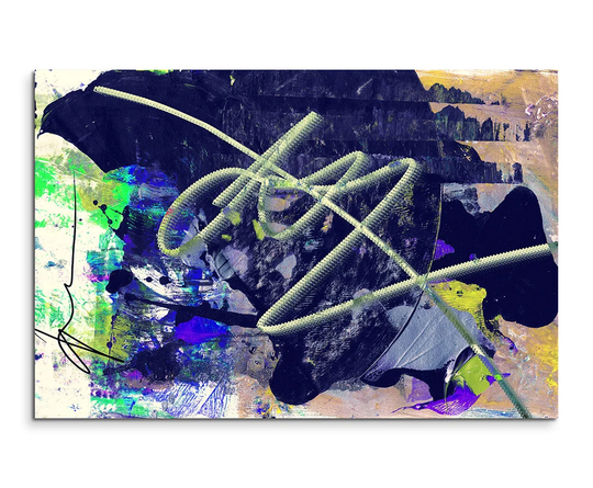 Enigma 833 Abstract Graphic Art Print on Canvas