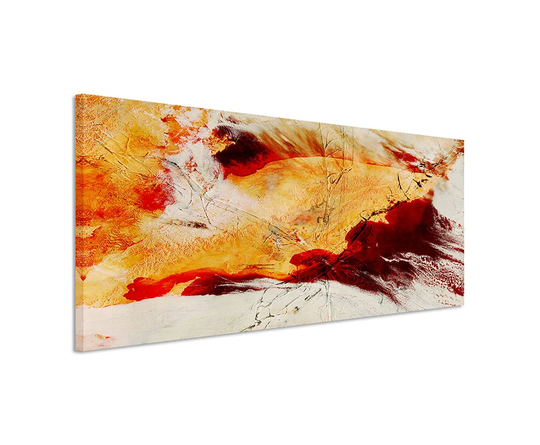 Panorama Abstract 555 Graphic Art Print on Canvas
