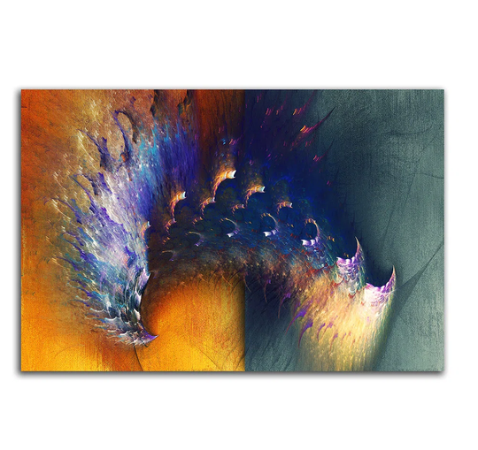Enigma Abstract 304 Graphic Art Print on Canvas