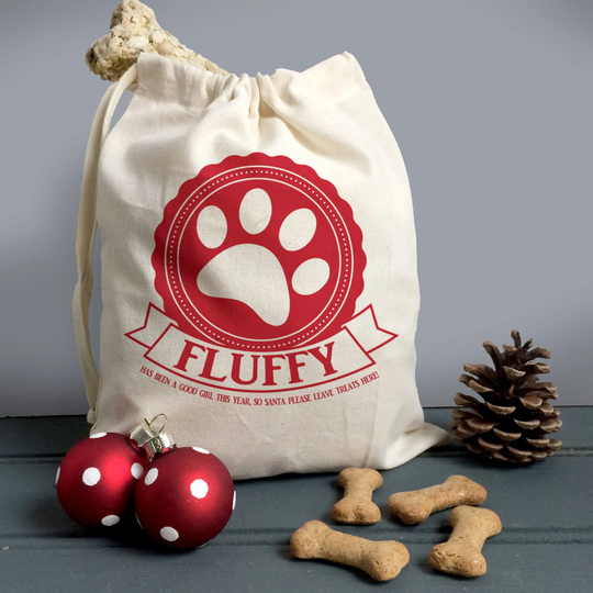 Personalised Pets Treat Bag & Mini Gift Sack - Pet For