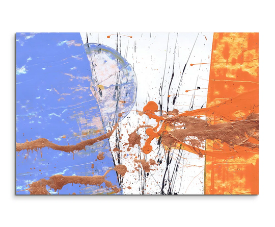 Enigma Abstract 696 Graphic Art Print on Canvas