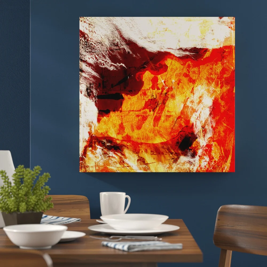 Abstract 999 Graphic Art Print on Canvas