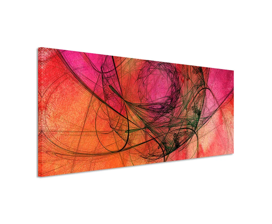 Enigma Panorama Abstract 1157 Graphic Art Print on Canvas