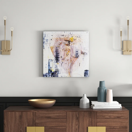 Enigma 1421 Abstract Graphic Art Print on Canvas