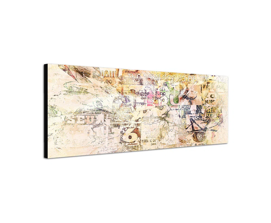 Enigma Panorama Abstract 461 Graphic Art Print on Canvas