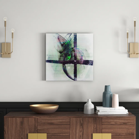 Enigma Abstract 795 Graphic Art Print on Canvas