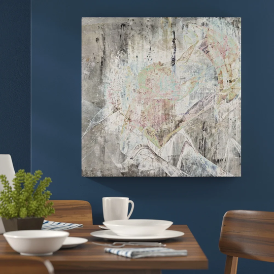 Abstract 1353 Graphic Art Print on Canvas