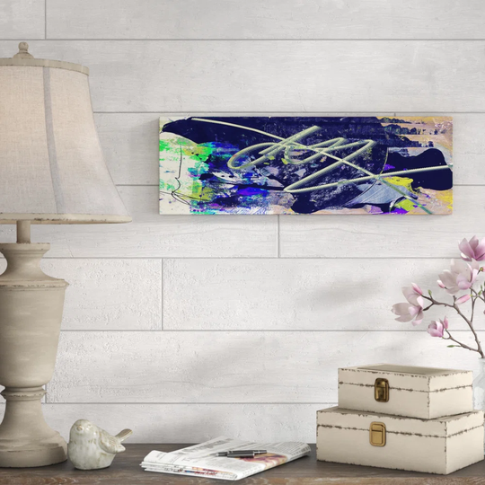 Enigma Panorama Abstract 833 Graphic Art Print on Canvas