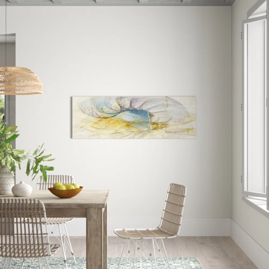 Enigma Panorama Abstract 1223 Graphic Art Print on Canvas