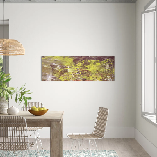 Enigma Panorama Abstract 803 Graphic Art Print on Canvas