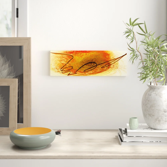 Enigma Panorama Abstract 1142 Graphic Art Print on Canvas