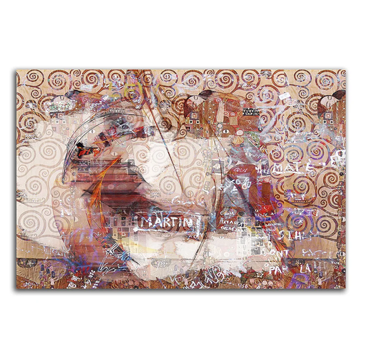 Enigma 477 Abstract Graphic Art Print on Canvas