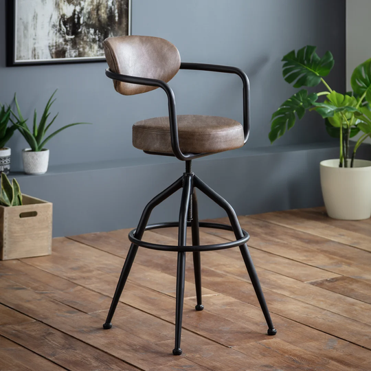Boyden Swivel Bar Stool