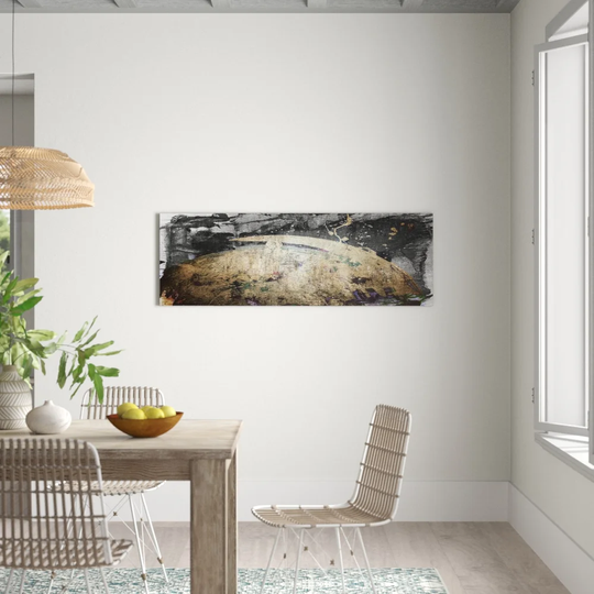 Enigma Panorama Abstract 798 Graphic Art Print on Canvas