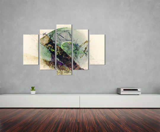 Enigma Scultpure Abstract 1331 Graphic Art Print Multi-Piece Image on Canvas