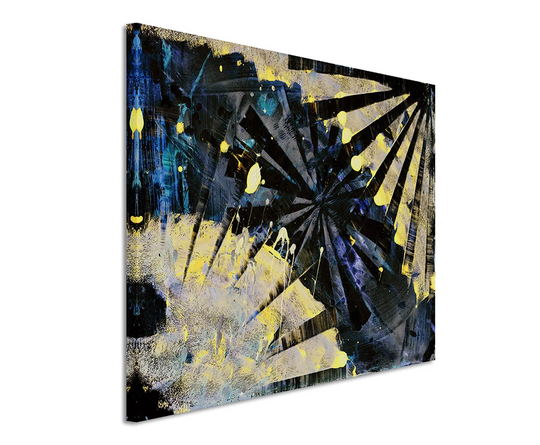 Enigma 828 Abstract Graphic Art Print on Canvas