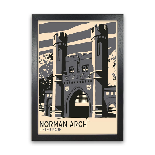 Norman Arch, Lister Park by Richard O'Neill - Graphic Art