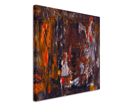 Enigma Abstract 879 Graphic Art Print on Canvas