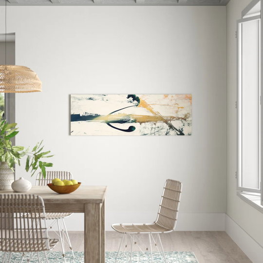 Enigma Panorama Abstract 991 Graphic Art Print on Canvas