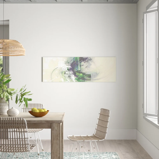 Enigma Panorama Abstract 332 Graphic Art Print on Canvas