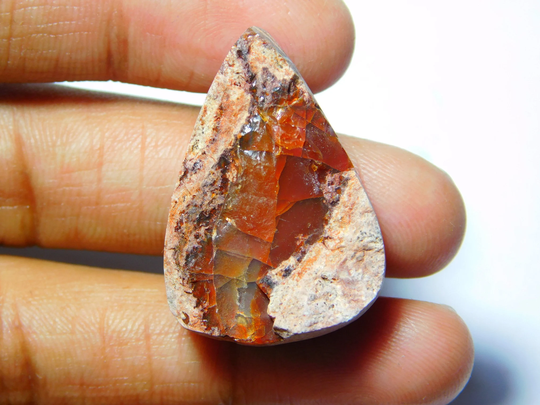 Natural Mexican Opal Druzy Gemstone Gorgeous Cabochon Excellent Quality Loose Stone 41Cts.(30x22mm