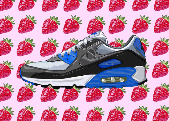 strawb Air Max Illustration