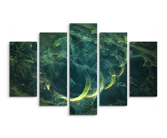 Enigma Sculpture Abstract 1024 Graphic Art Print Multi-Piece Image on Canvas