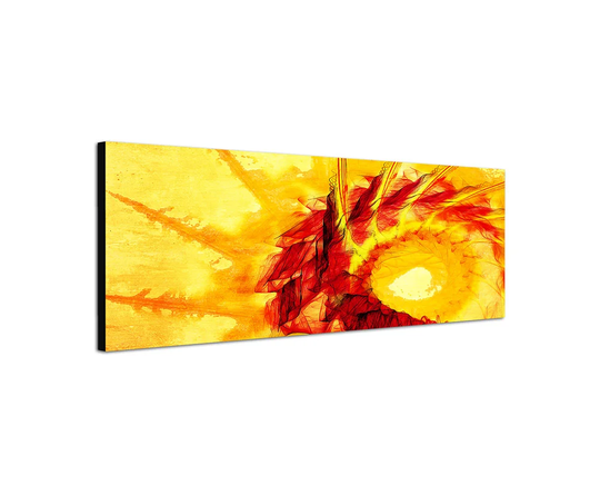 Enigma Panorama Abstract 015 Graphic Art Print on Canvas