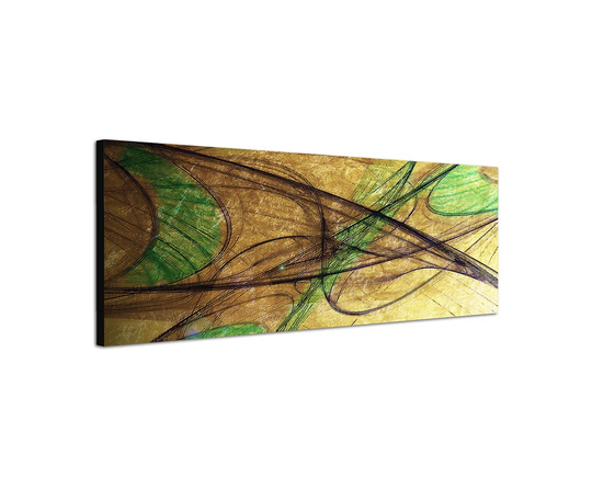 Enigma Panorama Abstract 022 Graphic Art Print on Canvas