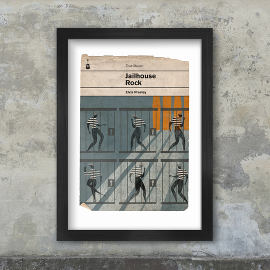 Elvis - Jailhouse Rock Book Jacket