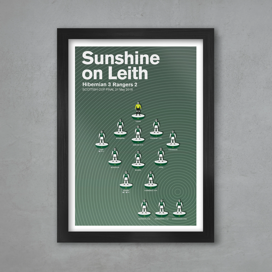 Hibernian - Scottish Cup 2016 Poster Print