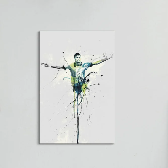 Neymar Graphic Art Print on Canvas