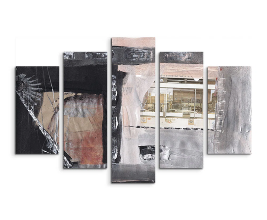 Enigma Abstract 598 Graphic Art Print Multi-Piece Image on Canvas