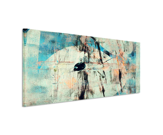 Panorama Abstract 908 Graphic Art Print on Canvas
