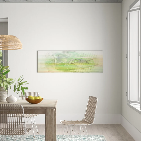 Enigma Panorama Abstract 788 Graphic Art Print on Canvas