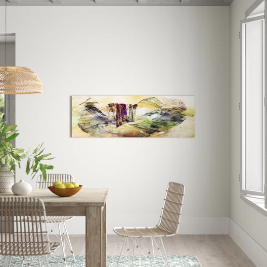 Enigma Panorama Abstract 359 Graphic Art Print on Canvas