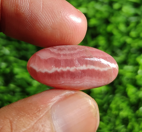 22 Cts Natural Pink Rhodochrosite Cabochon 25x12 Mm Loose Gemstone Semi Precious Stone Best For Jasper Pendant & Silver Jewelry