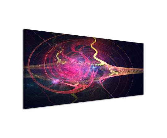 Enigma Panorama Abstract 1096 Graphic Art Print on Canvas