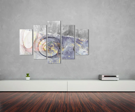Enigma Sculpture Abstract 1314 Graphic Art Print Multi-Piece Image on Canvas