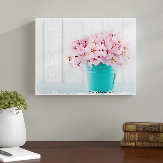 'Home' Graphic Art Print on Canvas