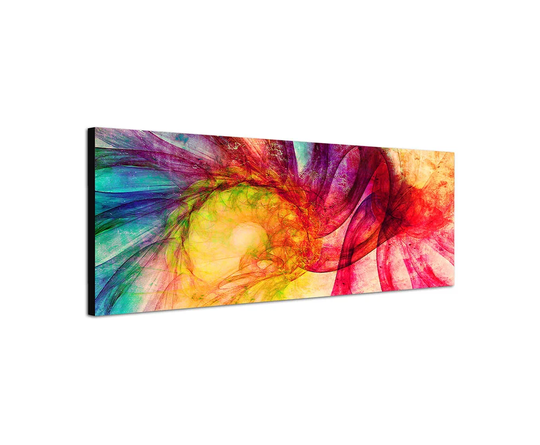 Panorama Abstract 047 Graphic Art Print on Canvas