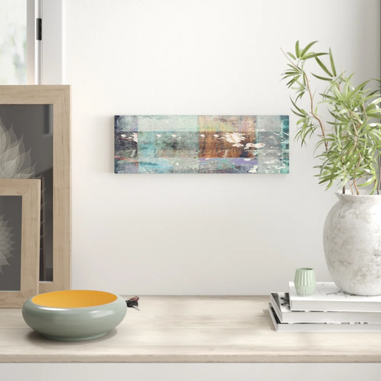 Panorama Abstract 822 Graphic Art Print on Canvas