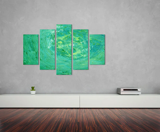 Enigma Abstract 682 Graphic Art Print Multi-Piece Image on Canvas