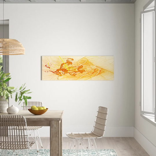 Enigma Panorama Abstract 1270 Graphic Art Print on Canvas