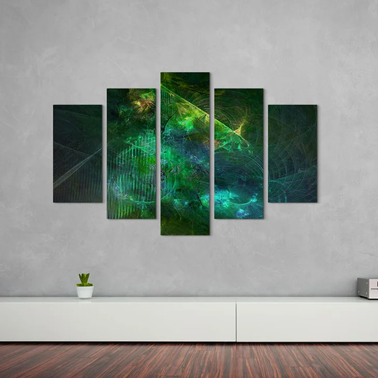 Enigma Sculpture Abstract 1097 Graphic Art Print Multi-Piece Image on Canvas